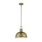 Z-Lite Melange 1 Light Pendant, Heritage Brass & Heritage Brass 725P12-HBR - alternate 1